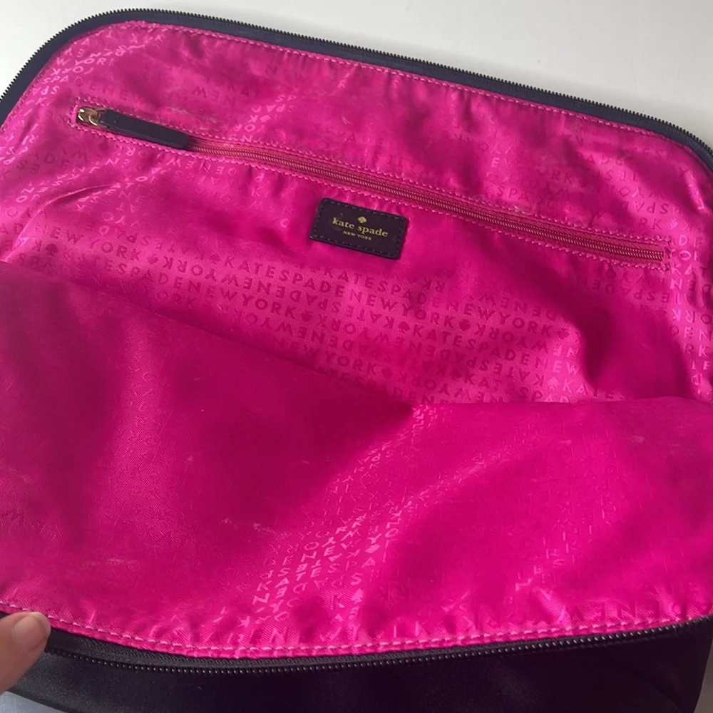 Kate Spade Lingerie Pouch Black Bag Unmentionables
